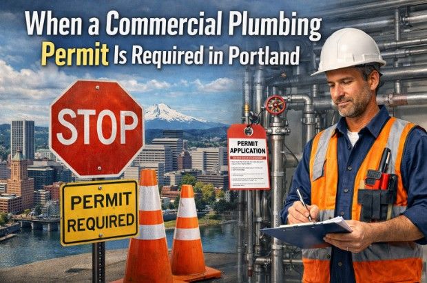 When a Commercial Plumbing Permit Is Required in Portland