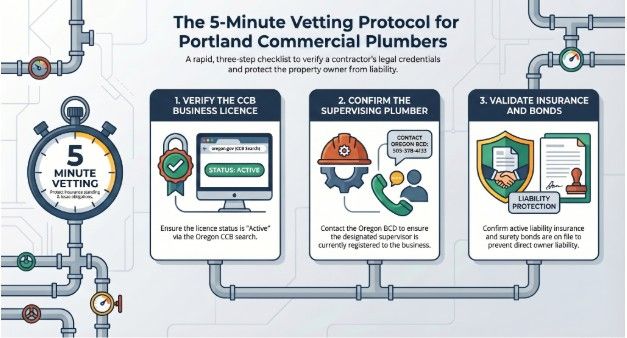 How Portland Property Managers Should Vet a Commercial Plumbing Contractor