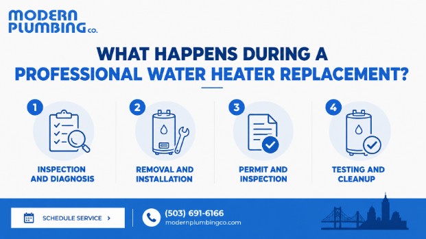 What Happens During a Professional Water Heater Replacement?
