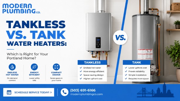 Tankless vs. Tank Water Heaters: Which Is Right for Your Portland Home?
