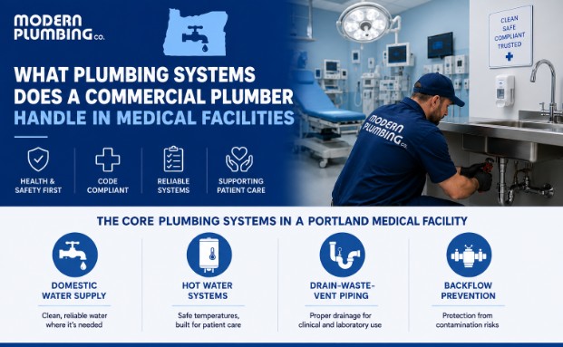 What Plumbing Systems Does a Commercial Plumber Handle in Medical Facilities