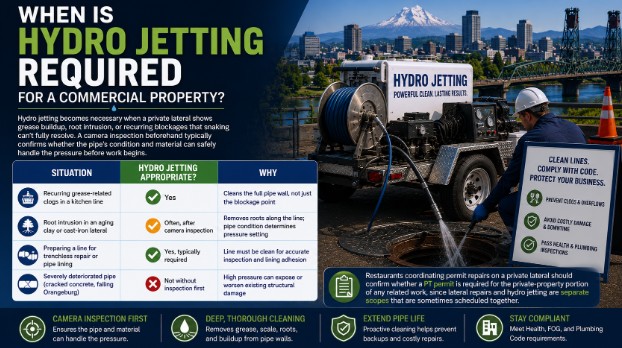 When Is Hydro Jetting Required for a Commercial Property?