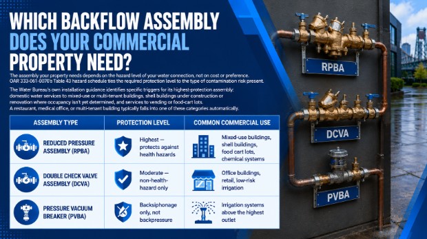 Which Backflow Assembly Does Your Commercial Property Need?